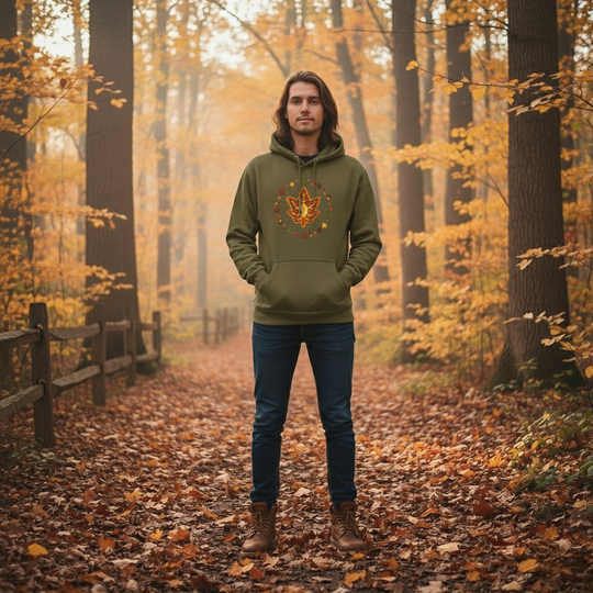 Printed Harvest Hoodie